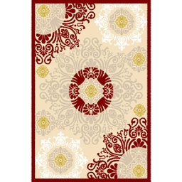 VALENCIA 82270 (Rectangulaire, 200X280, BORDEAUX_CREME)