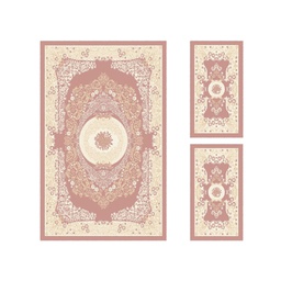 MELODIE 89041 (Rectangulaire, ( T 130X220 + 2T 60X110 ), BOIS DE ROSE_IVOIRE)