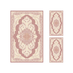 MELODIE 89031 (Rectangular, ( T 130X220 + 2T 60X110 ), BOIS DE ROSE_IVOIRE)