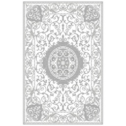 VALENCIA 5113A (Rectangulaire, 200X280, BLANC CASSE_GRIS CLAIRE)
