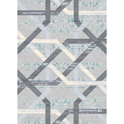 HAZAR 9346C (Rectangular, 200X280, GRIS CLAIRE SHRINK)