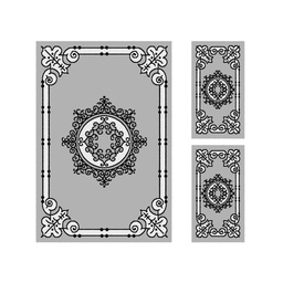 سيرتا 93080 (مستطيل, ( T 150X220 + 2T 60X110 ), رمادي فاتح)