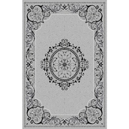 VALENCIA 5113B (Rectangulaire, 200X280, GRIS CLAIRE_GRIS CLAIRE)