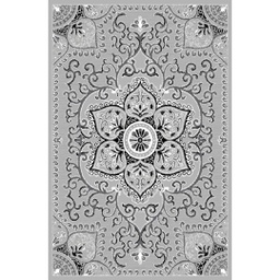 VALENCIA 5829B (Rectangulaire, 200X280, GRIS CLAIRE_GRIS CLAIRE)