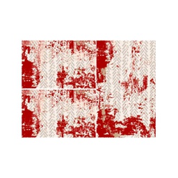 AYAS 9247B (Rectangulaire, ( T 80X130 + 2T 65X100 ), BORDEAUX)