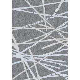 HAZAR 74575 (Rectangulaire, 160X230, GRIS FONCE SHRINK)