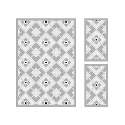 CIRTA 93250 (Rectangular, ( T 150X220 + 2T 60X110 ), GRIS CLAIRE)