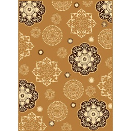 TADJ 57270 (Rectangular, 165X230, MARRON MIEL)