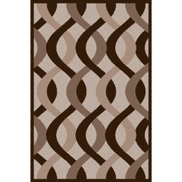 CIRTA 93380 (Rectangulaire, 180X270, MARRON BORDEAUX)