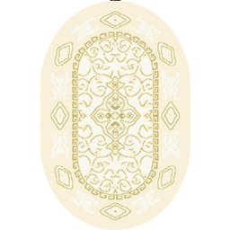 VALENCIA 5112A (Ovale, 90X55, CREME_CREME)