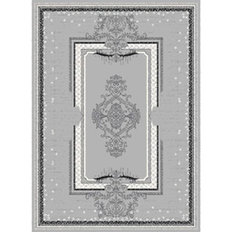 MELODIE 91130 (Rectangulaire, 190X275, GRIS CLAIRE_GRIS CLAIRE)