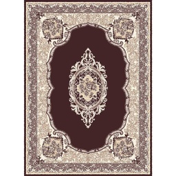 MELODIE 91152 (Rectangular, 190X275, MARRON CHOCO_IVOIRE)