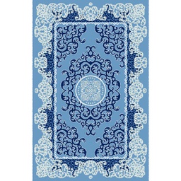 PLAZA 92350 (Rectangular, 190X270, BLEU CLAIRE)