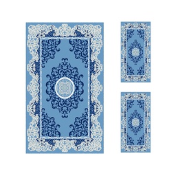 PLAZA 92350 (Rectangular, ( T 150X230 + 2T 60X115 ), BLEU CLAIRE)