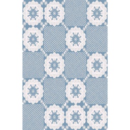 ISHRAK 8538K (Rectangulaire, 200X275, BLEU GRIS)