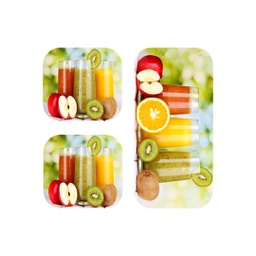 RUBIS 0503A (Rectangular, ( T 60X105 + 2T 60X40 ), MULTI COULEURS, Lamination)