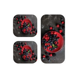 RUBIS 0508A (Rectangulaire, ( T 60X105 + 2T 60X40 ), MULTI COULEURS, Lamination)