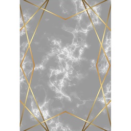 روبي 1373A (مستطيل, 160X230, رمادي فاتح, مطبوعة)