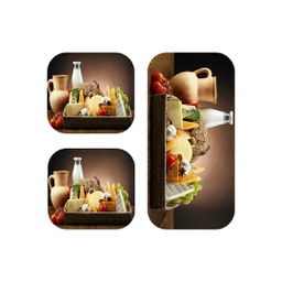 RUBIS 0849A (Rectangular, ( T 60X105 + 2T 60X40 ), MULTI COULEURS, Lamination)