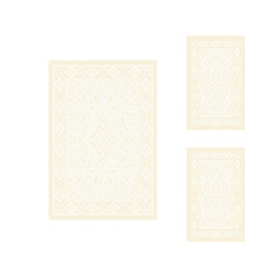 VALENCIA 5112H (Rectangular, ( T 150X220 + 2T 75X120 ), CREME_CREME)