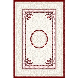 VALENCIA 9258L (Rectangulaire, 200X280, BORDEAUX_CREME)