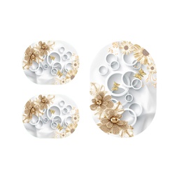 روبي 0731A (مستطيل, ( O 80X115 + 2O 48X80 ), متعدد الألوان, مطبوعة)