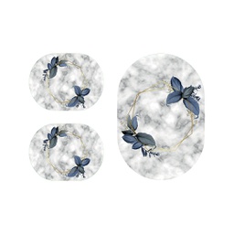 RUBIS 0690A (Rectangular, ( O 80X115 + 2O 48X80 ), GRIS CLAIRE, Lamination)