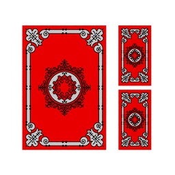 CIRTA 93085 (Rectangular, ( T 150X220 + 2T 60X110 ), ROUGE)