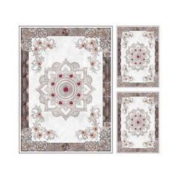 RUBIS 1430A (Rectangular, ( T 130X180 + 2T 60X90 ), MULTI COULEURS, Lamination)