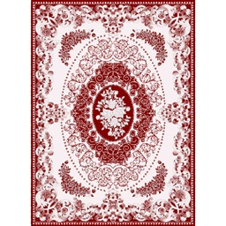 ISHRAK 8559N (Rectangular, 200X275, BORDEAUX)