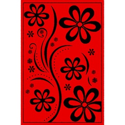 RELAX 5077L (Rectangulaire, 180X270, ROUGE)