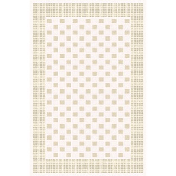 BAHDJA 93820 (Rectangular, 180X270, BLANC CASSE)