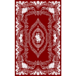 ISHRAK 8643N (Rectangular, 200X275, BORDEAUX)