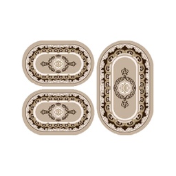 PLAZA 92380 (Oval, ( O 80X130 + 2O 65X100 ), BEIGE)