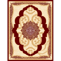 MELODIE 89031 (Rectangular, 190X150, BORDEAUX_CREME)