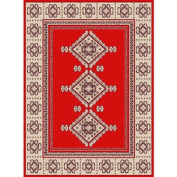 ANOUAR 47610 (Rectangular, 295X400, ROUGE)