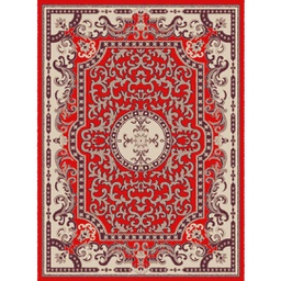 ANOUAR 59650 (Rectangular, 295X400, ROUGE)