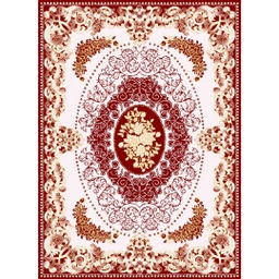 ISHRAK 8559C (Rectangular, 200X275, BORDEAUX)