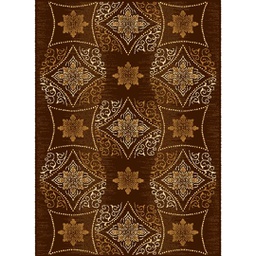 NOUR 95310 (Rectangular, 200X275, MARRON CHOCO)