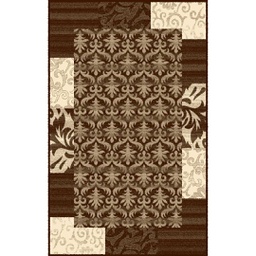 NOUR 95262 (Rectangular, 250X400, MARRON CAFE)