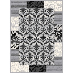 NOUR 95262 (Rectangulaire, 200X275, GRIS CLAIRE)