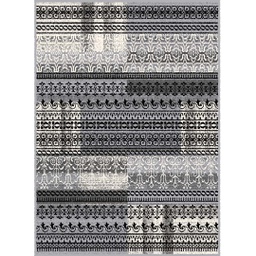 NOUR 95302 (Rectangulaire, 200X275, GRIS CLAIRE)