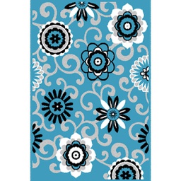 CIRTA 93145 (Rectangulaire, 180X270, BLEU TURQUOISE)