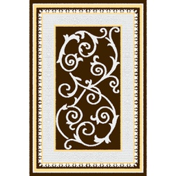 CIRTA 93215 (Rectangular, 180X270, MARRON BORDEAUX)