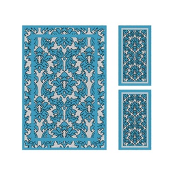 CIRTA 93226 (Rectangular, ( T 150X220 + 2T 60X110 ), BLEU TURQUOISE)