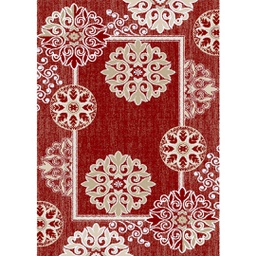 PRINTEMPS 95350 (Rectangular, 200X280, BORDEAUX)