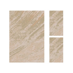 DUBAI 9458O (Rectangulaire, ( T 160X220 + 2T 60X110 ), MARRON BRONZE)