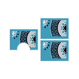 CIRTA 92675 (Rectangulaire, ( 3T 60 X 40 ), BLEU TURQUOISE)