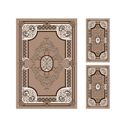 CIRTA 9299H (Rectangular, ( T 150X220 + 2T 60X110 ), BRONZE CLAIR)