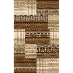 NOUR 95308 (Rectangulaire, 250X400, MARRON CHOCO)